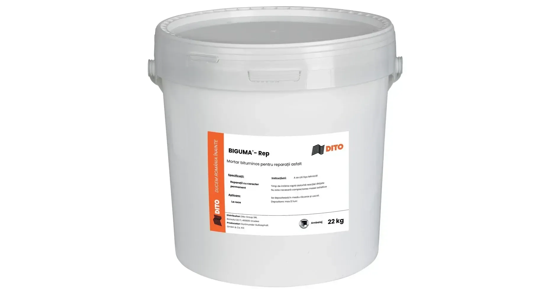 Mortar bituminos pentru reparații asfalt – BIGUMA Rep®