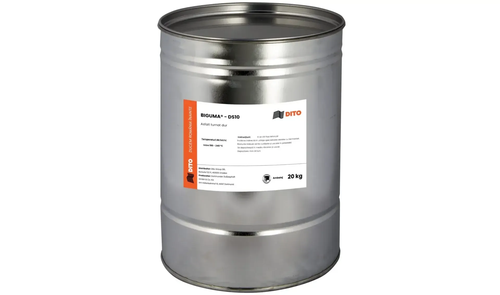 Asfalt turnat dur – BIGUMA DS10®