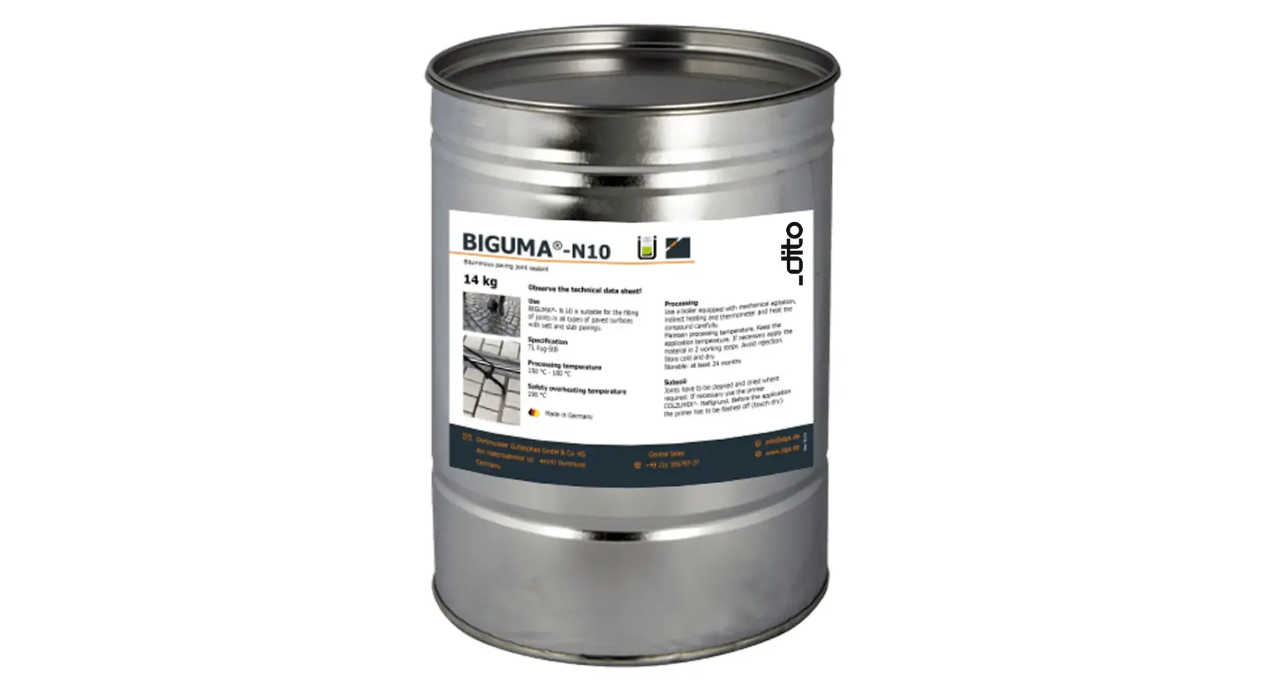 Mastic bituminos pentru pavele de piatră – BIGUMA N10®