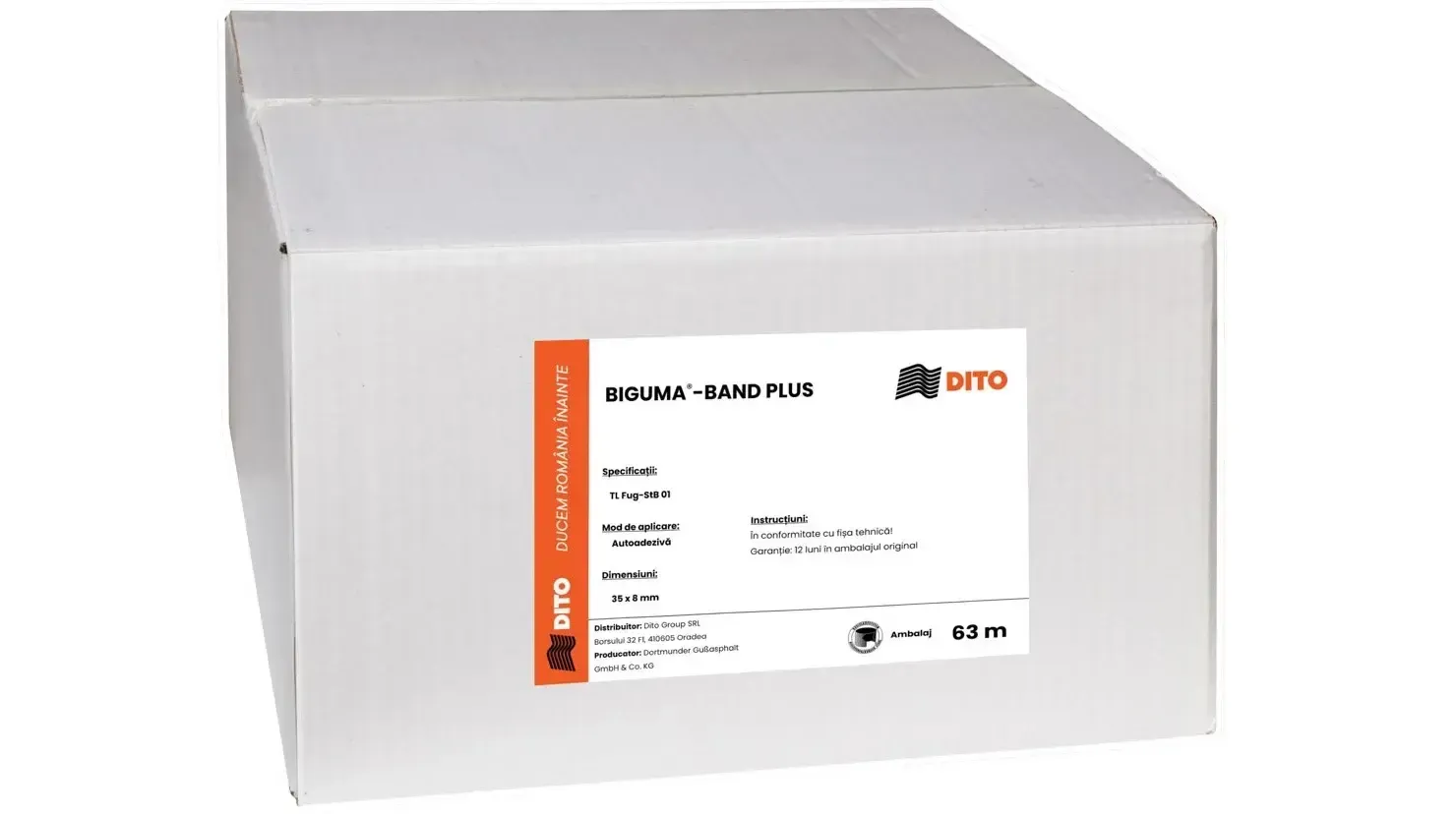 Bandă bituminoasă pentru îmbinări asfaltice – Biguma Band Plus®