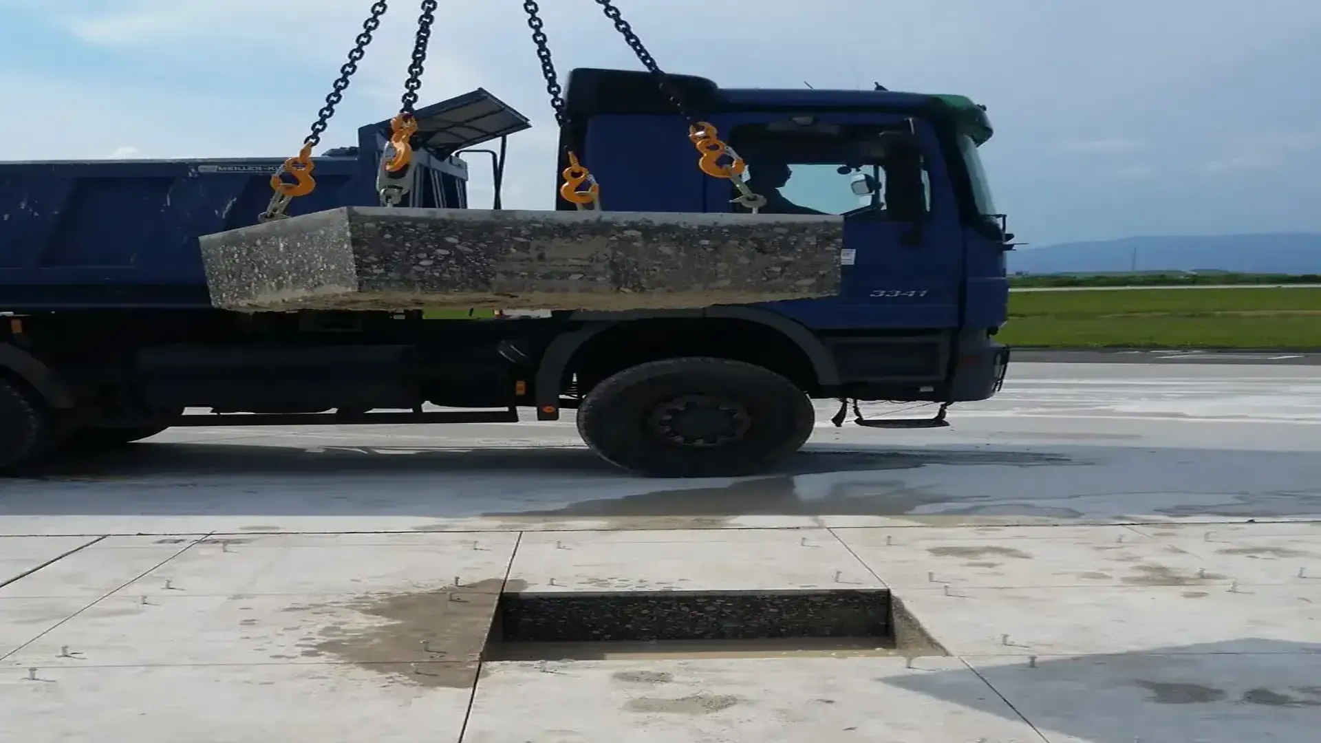 Înlocuirea dalelor de beton