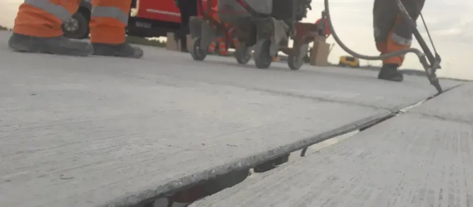 Tăiere, recalibrare, șanfrenare și colmatare rosturi