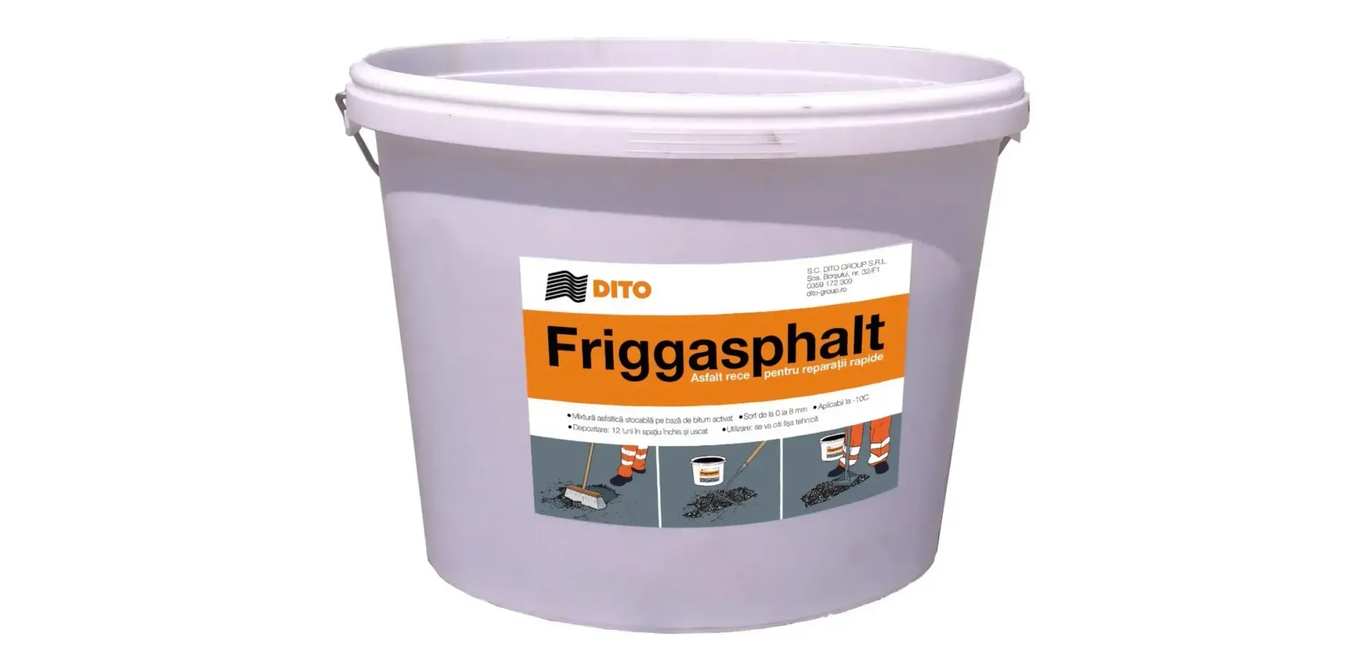 Mixtura asfaltică stocabilă – Friggasphalt®